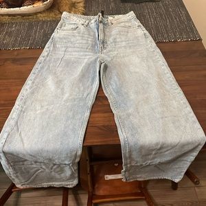 H&M High Rise Wide Leg Jean